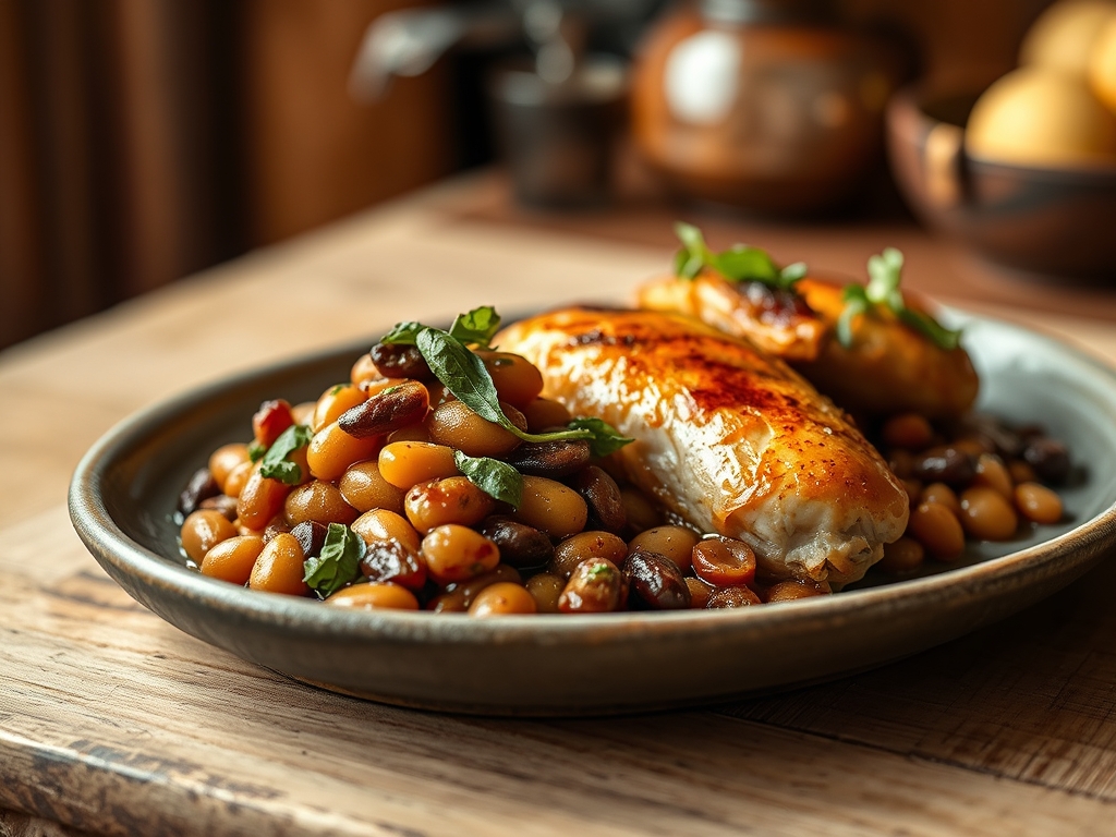 bean and chicken recipes