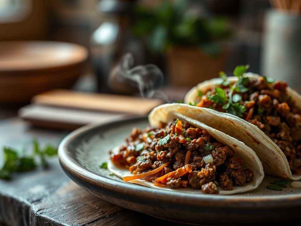 flour tortilla ground beef recipes